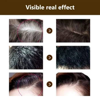 L-DA Siyah Kahverengi Tek Kullanımlık Saç Boyası Anında Gri Kök Kapsama Saç Rengi Krem Sopa Geçici Cover Up Beyaz Saç Rengi Boya