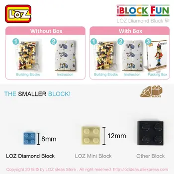 LOZ Elmas Blokları Büyülü Kız Sevimli Kawaii japon animesi Aksiyon Figürleri Montaj Modeli Kız Oyuncaklar Çocuklar için Karikatür Hediyeler 9795